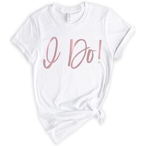 I Do Crew Bride Bachelorette Party Shirts Bridal Party T-Shirt Wedding Team Party Tshirt Bridesmaid Proposal Gift
