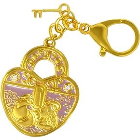 Padlocks Of Love Keychain Feng Shui Love I-ching Amulet Harmony &Balance Peace Zen Keychain