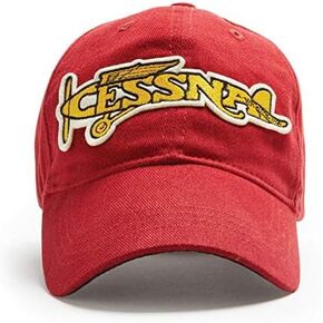 Cessna Plane Logo Heritage Red