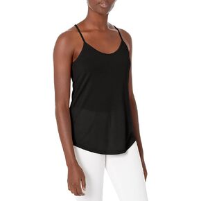 Angie Women's Juniors Racerback Knit Cami Tank Top