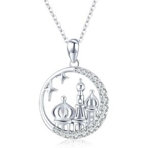 Cat Necklace for Women 925 Sterling Silver Mother and Child Love Heart Pendant Necklace for Girls Animal Gift with Hand in Hand Maternal Love Necklace
