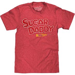 Tee Luv Men's Faded Sugar Daddy Candy Logo Shirt