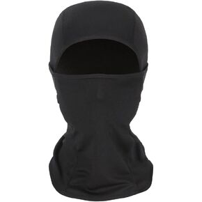 UUYYEO Balaclava Face Mask Motorcycle Ski Scarf Sun Protection UV Protector Face Cover Summer Cooling Neck Gaiter for Men Women Black