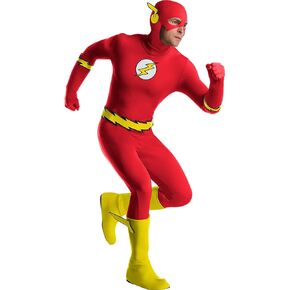 Charades DC Comics The Flash Adult Costume, As Shown, Medium