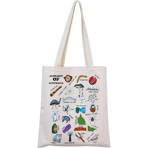 Australia Tote Bag Animal Themed Gifts Australia Lovers Gift Australia Welcome Gift