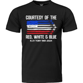 GunShowTees Courtesy of The Red White and Blue Toby Tribute Shirt