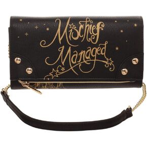Harry Potter Mischief Managed Foldover With Chain Strap Wallet