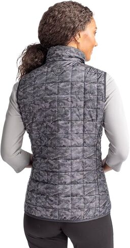 Cutter & Buck Women's NFL Rainier Printed Full-Zip Puffer Vest in Saudi Arabia
