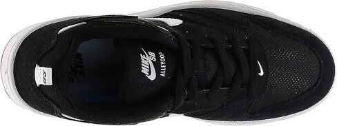 حذاء التزلج Nike SB Alleyoop Suede للرجال، أسود/أبيض/أسود، 7 in Kuwait