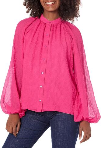 Trina Turk Women's Relaxed Button Up Blouse in Kuwait