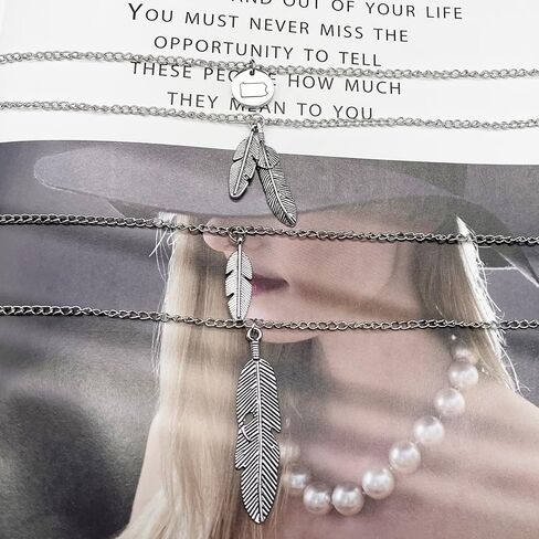 Boho Feather Pendant Necklace Turquoise Choker Necklace 3 Layered State Map Necklace Gift for Best Friends in Kuwait