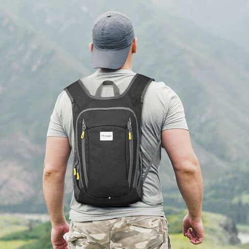 حقيبة ظهر للمشي لمسافات طويلة سعة 12 لتر، حقيبة ظهر صغيرة خفيفة الوزن للسفر للنساء والرجال، حقيبة كتف كاجوال قابلة للطي in Kuwait