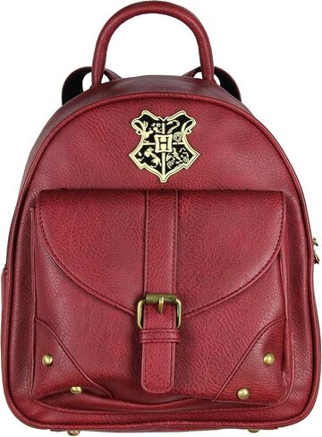 Harry Potter Hogwarts Crest Faux Leather Mini Backpack in Saudi Arabia