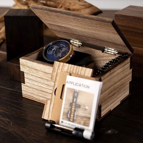 BOBO BIRD R10 للرجال والنساء 2 منطقة زمنية ساعات خشبية خفيفة الوزن فاخرة كوارتز ساعات المعصم تصميم عصري ساعة للحب in Kuwait