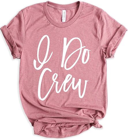 I Do Crew Bride Bachelorette Party Shirts Bridal Party T-Shirt Wedding Team Party Tshirt Bridesmaid Proposal Gift in Saudi Arabia