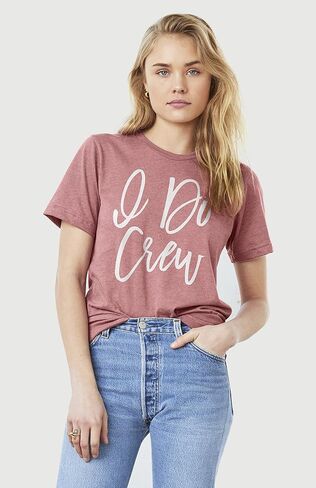 I Do Crew Bride Bachelorette Party Shirts Bridal Party T-Shirt Wedding Team Party Tshirt Bridesmaid Proposal Gift in Saudi Arabia