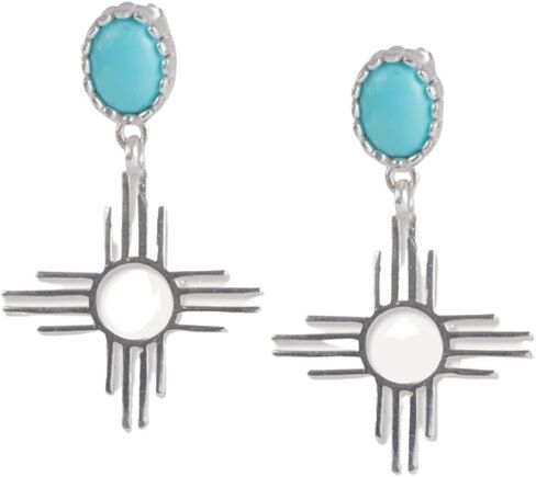 Turquoise Skies TSKIES Enchantment: Turquoise Zia Earrings in Kuwait
