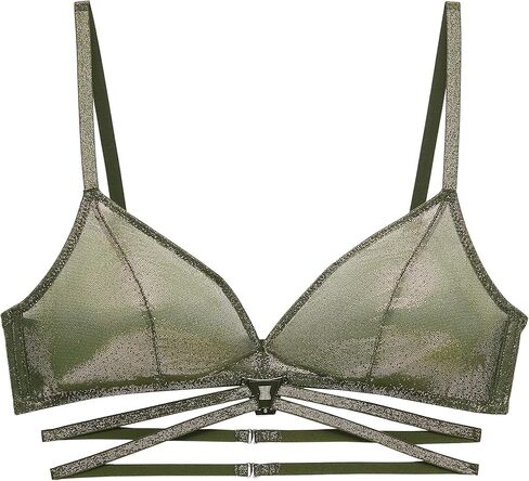 حمالة صدر نسائية من Savage X Going Platinum ذات أشرطة شبكية in Kuwait