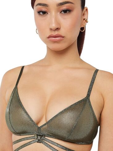 حمالة صدر نسائية من Savage X Going Platinum ذات أشرطة شبكية in Kuwait