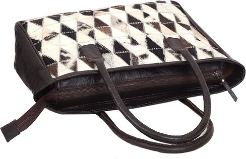 Women's Shoulder Handbags Stylo Classic Natural Cowhide Tote Bag with clutch in Kuwait