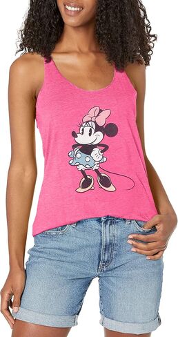 Disney Classic Mickey Minnie Stand Women's Racerback Tank Top in Saudi Arabia