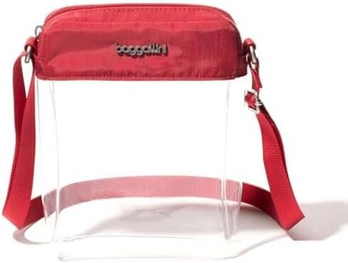 Baggallini Explorer Crossbody Bag Approved-Clear Purse for Stadium Events in Saudi Arabia