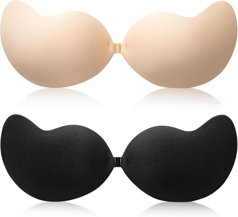 TOBEHIGHER Bra Push Up for Women 2 Pair, Sticky Invisible Lifting Bra in Kuwait
