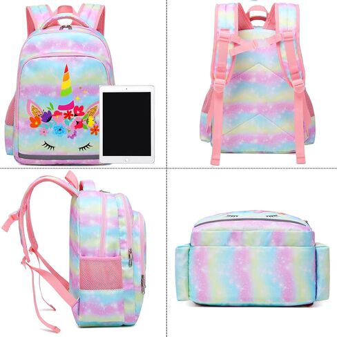 JSQDAGZH Backpacks for Girls Panda Backpack Kids Preschool Backpack Girls Kindergarten Bookbag Set with Lunch Box and Pencil Case (Panda) in Saudi Arabia