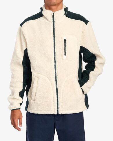 RVCA Mens Sherpa Fleece Jacket in Saudi Arabia