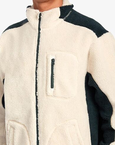 RVCA Mens Sherpa Fleece Jacket in Saudi Arabia