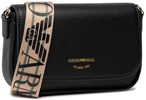 Emporio Armani women crossbody bags black - silver in Saudi Arabia