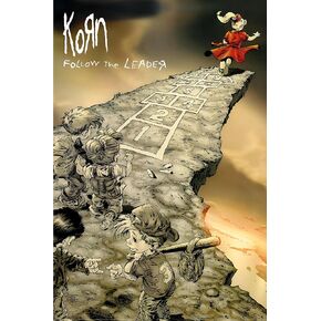 BUY ART FOR LESS Officially Licensed Korn - Follow the Leader Art Poster - 24 x 36 Inch - Decorative Print - Poster Paper - Ready to Frame