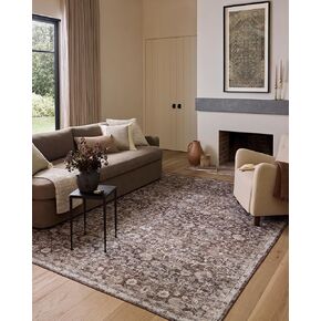 Loloi Amber Lewis Josie Collection JOS-03 Silver/Natural 2'-6" x 12'-0" Runner Rug
