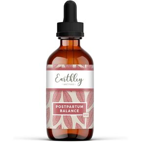 Earthley Wellness Postpartum Balance, Supports and Balances Female Hormones, Supports Postpartum Recovery, Smooths Out Mood Swings (2oz)