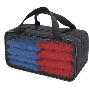 SCOTTCHEN Cornhole Bag Carry Case, Cornhole Bag Carrying Bag,Cornhole Accessories,8 Bag Set Utility Pouch,Black Bag Only-1 Pack