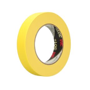 3M 301+ 0.188" x 60yd Performance Masking Tape 3M 301+, 0.188" width x 60 yd. length Roll, Yellow