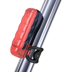Volo Caterpillar Rechargeable Bike Rear Light Wearable Led Flashing Lights for Safety Night Running Cycling Walking Dog Harness reflectors bagpack roadbike MTB a Pair