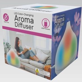 LED Color-Changing Aroma Diffuser, USB Powered