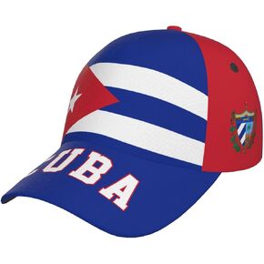 Cuba Flag Cuban 3D Print Baseball Caps Unisex Hat Patriotic Cap Multicoloured