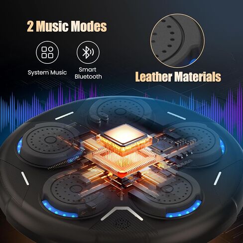 Music Boxing Machine, Boxing Machine Wall Mounted Music with Gloves, Smart Bluetooth Boxing Equipment, Boxing Music Workout Machine in Saudi Arabia