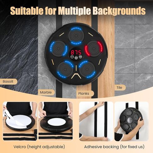 Music Boxing Machine, Boxing Machine Wall Mounted Music with Gloves, Smart Bluetooth Boxing Equipment, Boxing Music Workout Machine in Saudi Arabia