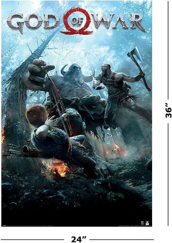 God Of War - Gaming Poster (Size: 24" x 36") in Saudi Arabia