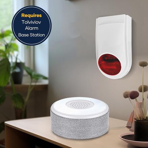 tolviviov Indoor Hub- Compatible with tolviviov Home Alarm System-HUB Needed ( Include Power Adapter and Power Cord) in Saudi Arabia