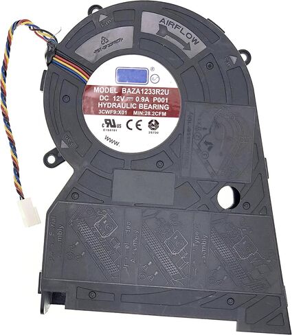 مروحة تبريد جديدة لـ BAZA1233R2U P001 DC12V 0.9A 3CWF9: X02 مروحة تبريد الهيكل الكل في واحد، 4 دبابيس 4 أسلاك. in Kuwait