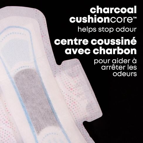 فوط U من Kotex Balance بحجم مناسب للمراهقين، رفيعة جدًا بأجنحة، شديدة الامتصاص، 28 قطعة (قد تختلف التعبئة) in Kuwait