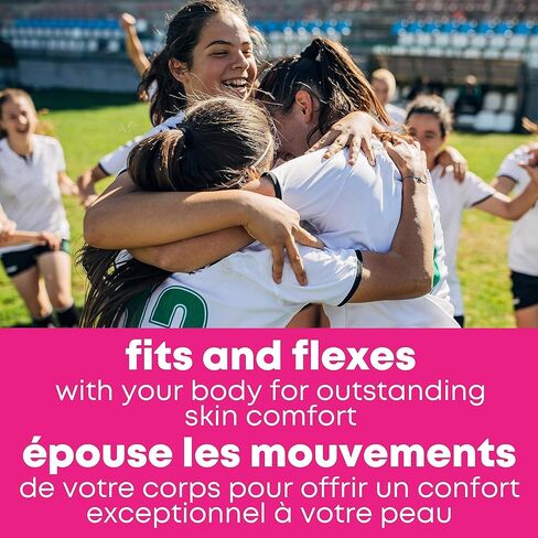 فوط U من Kotex Balance بحجم مناسب للمراهقين، رفيعة جدًا بأجنحة، شديدة الامتصاص، 28 قطعة (قد تختلف التعبئة) in Kuwait