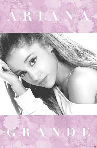 Trends International Ariana Grande - Floral Wall Poster, 22.375" x 34", Unframed Version in Saudi Arabia