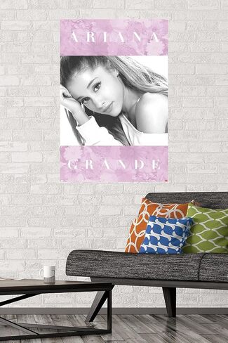 Trends International Ariana Grande - Floral Wall Poster, 22.375" x 34", Unframed Version in Saudi Arabia