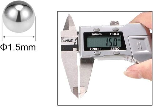 304 Stainless Steel Ball, Precision Grade G100 Balls,Steel Ball,Bearing Balls Durable, Versatile, 2.5mm,50pcs in Saudi Arabia