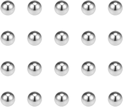 304 Stainless Steel Ball, Precision Grade G100 Balls,Steel Ball,Bearing Balls Durable, Versatile, 2.5mm,50pcs in Saudi Arabia